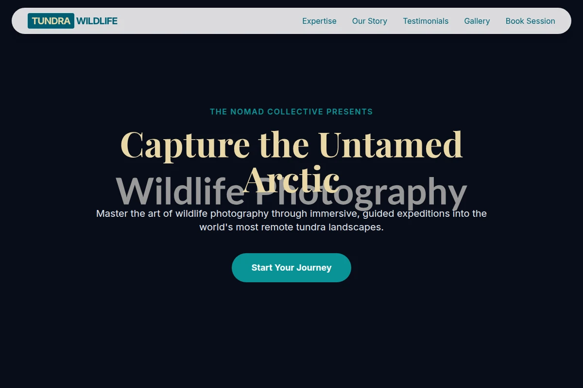 Tundra Wildlife Photography